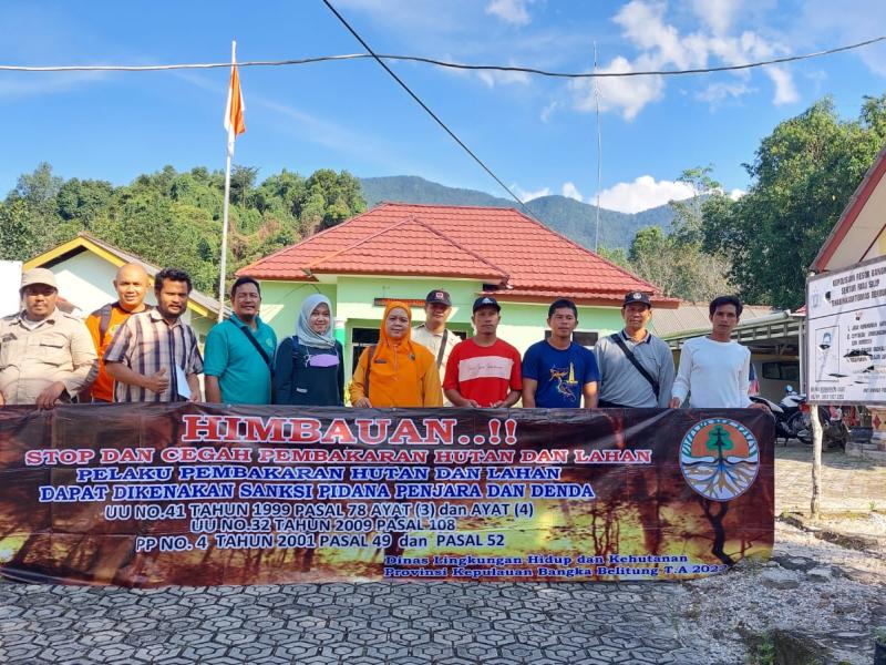 DLHK Babel Ajak Masyarakat Cegah Kebakaran Hutan dan Lahan (Karhutla)