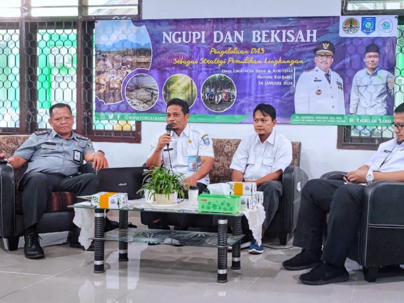 FORDAS BABEL Gelar  Diskusi Lingkungan