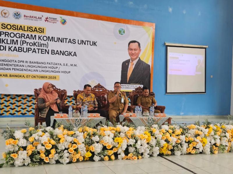 Sosialisasi Proklim di Desa Pemali Kabupaten Bangka