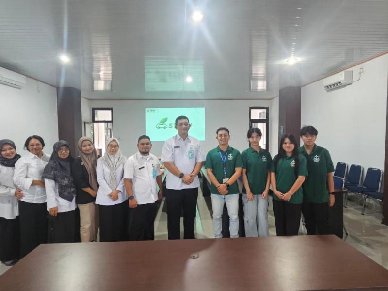 Sekolah Dian Harapan paparkan Inovasi Aplikasi "STECU" Di DLHK Babel