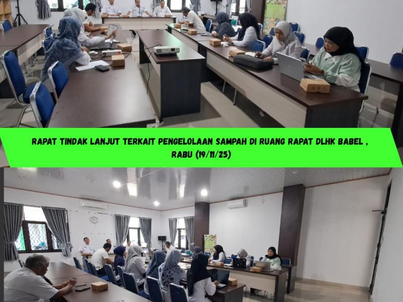 DLHK Babel Mantapkan Langkah Strategis Penanganan Pengelolaan Sampah Regional