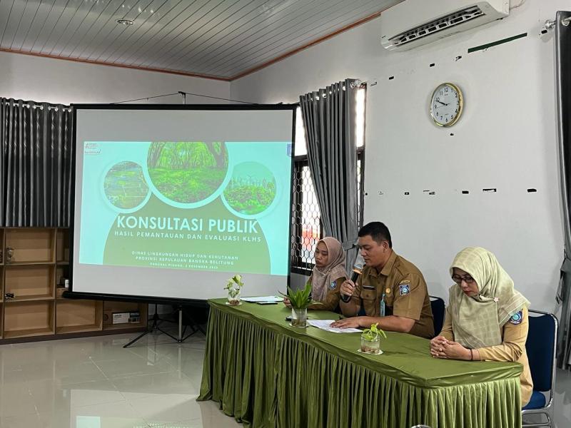 DLHK Babel Bahas Hasil Evaluasi KLHS Untuk Penguatan Kebijakan Lingkungan Daerah