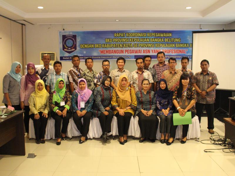 Rakor BKD Se-Babel Hasilkan 7 Kesepahaman