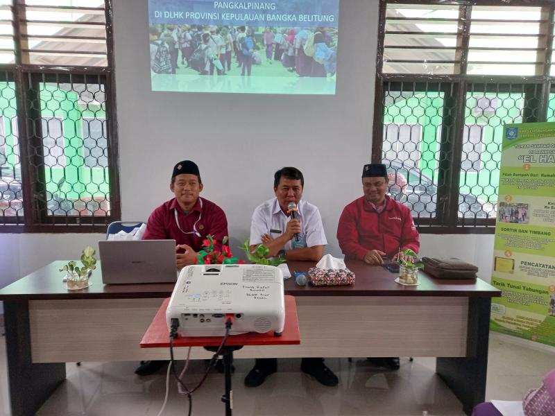 Sekdis LHK Edi Kurniadi Terima Rombongan Kunjungan Belajar SDIT Insantama Pangkalpinang