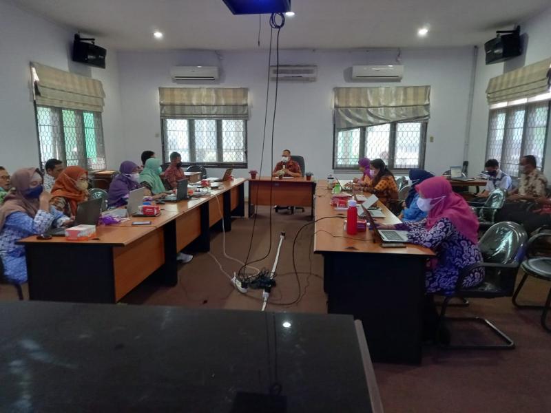 Dinas Lingkungan Hidup dan Kehutanan Provinsi Kepulauan Bangka Belitung melakukan rapat koordinasi bersama Dinas Lingkungan Hidup Kabupaten Kota se Babel