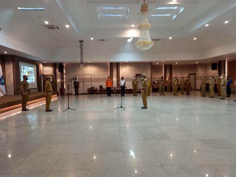 Dinas Lingkungan Hidup dan Kehutanan Mejadi Petugas Pertama Upacara Mingguan Pemerintah Pemprov Babel 2022