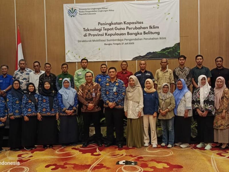 DLHK Mengadakan Kegiatan Peningkatan Kapasitas Teknologi Tepat Guna Perubahan Iklim