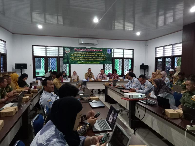 DLHK Babel Gelar Uji Kompetensi Jabatan Fungsional