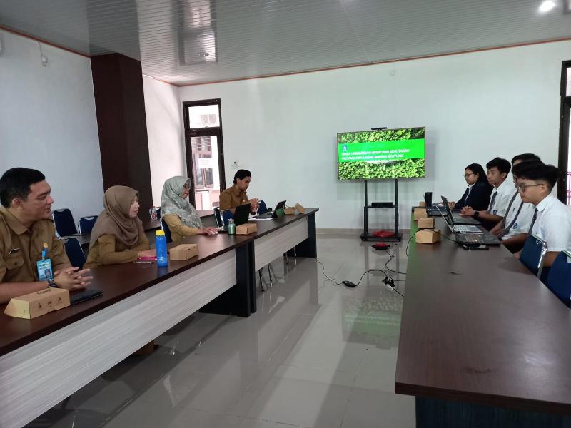 DLHK Babel Terima Kunjungan Edukatif Siswa SMA Dian Harapan Bangka