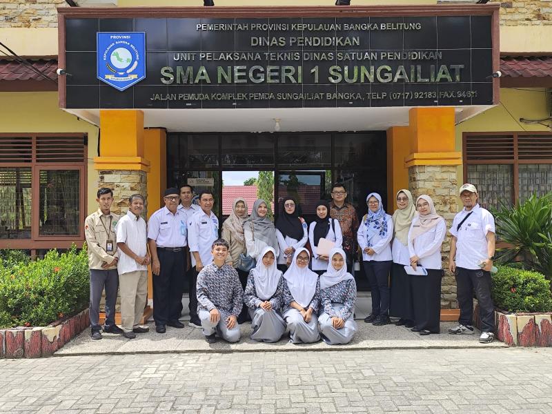 Tim Penilai Adiwiyata Babel Lakukan Verifikasi Lapangan ke 3 (tiga) Sekolah di Kabupaten Bangka