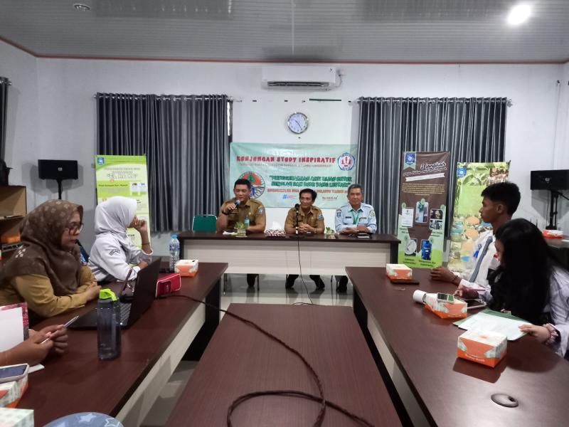 41 Siswa SMA Negeri 1 Belinyu Bangka Kunjungi DLHK 