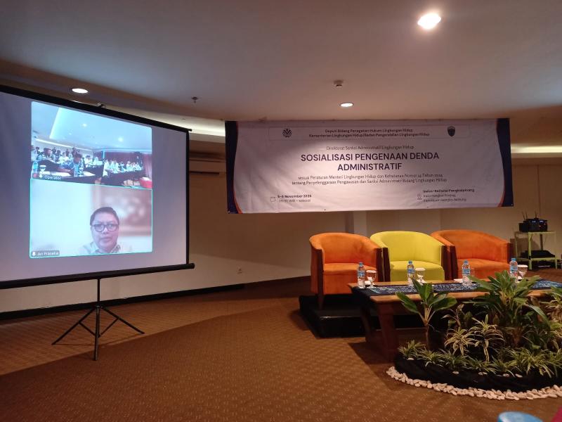 Kemen LH Sosialisasikan  Permen LHK Nomor 14 Tahun 2024 di Bangka Belitung