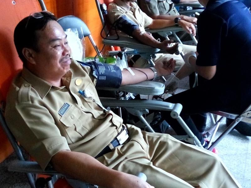 PNS Pemprov Babel Sumbang 52 Kantong Darah