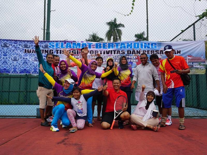 PORPROV II KORPRI, Tenis Beregu Putri Basel Raih Emas