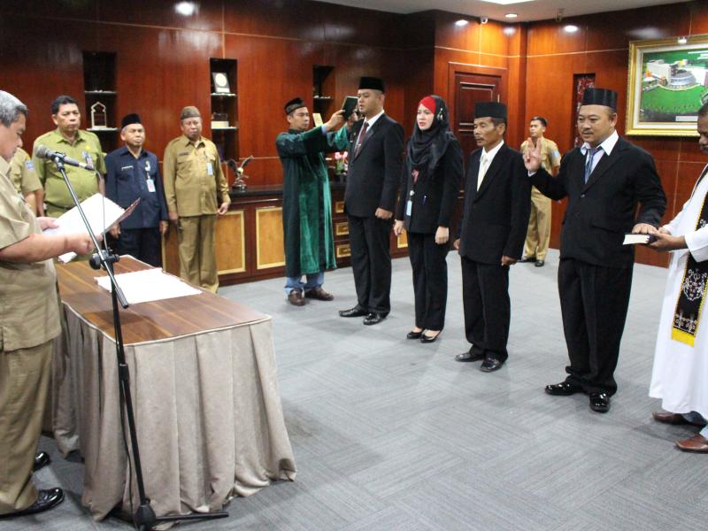 Sekda Lantik Pejabat Esselon IV