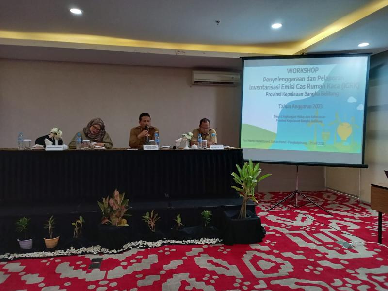 DLHK Gelar  Workshop Penyelenggaraan dan Pelaporan Inventarisasi Emisi Gas Rumah Kaca