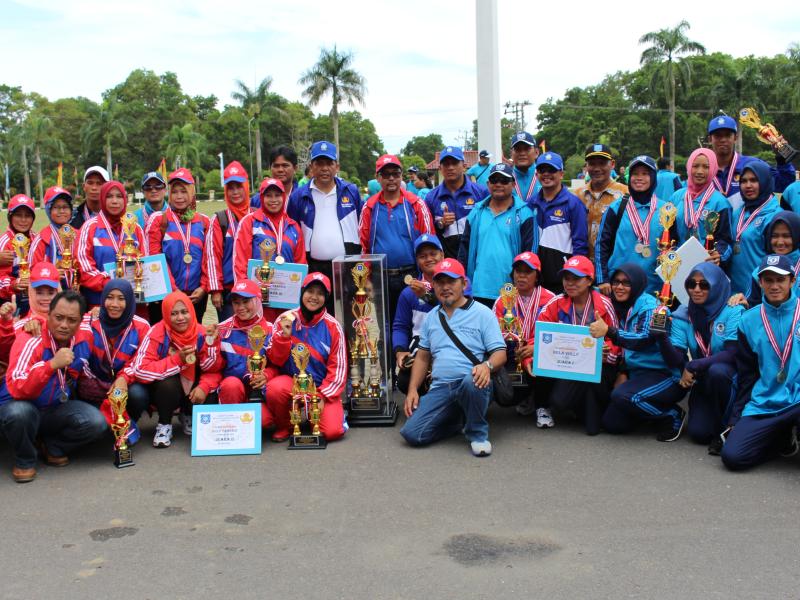Belitung Juara Umum Porprov II KORPRI Babel