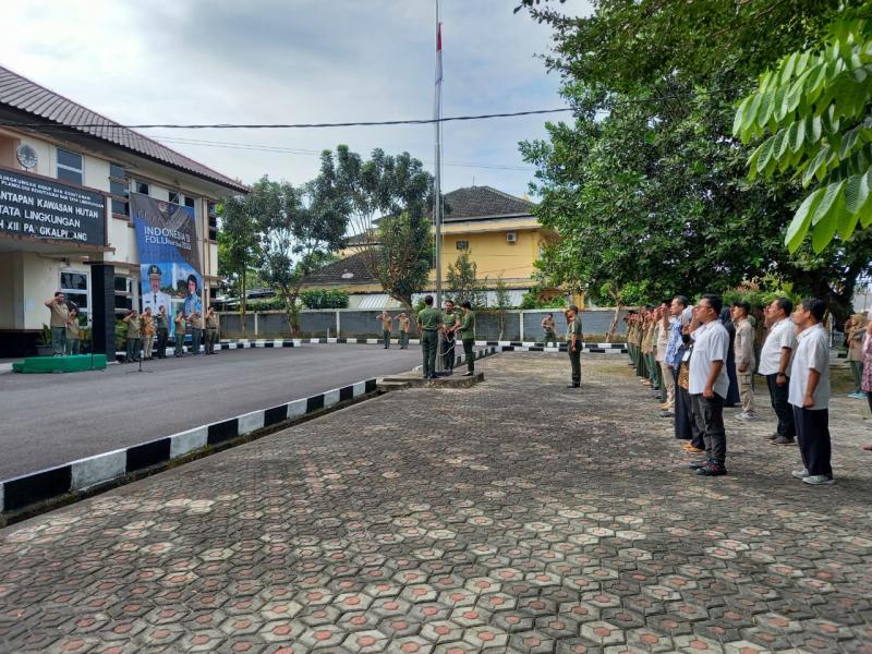Hari Bakti Rimbawan ke 40 di Provinsi Kepulauan Bangka Belitung Diperingati Dengan Upacara Bendera