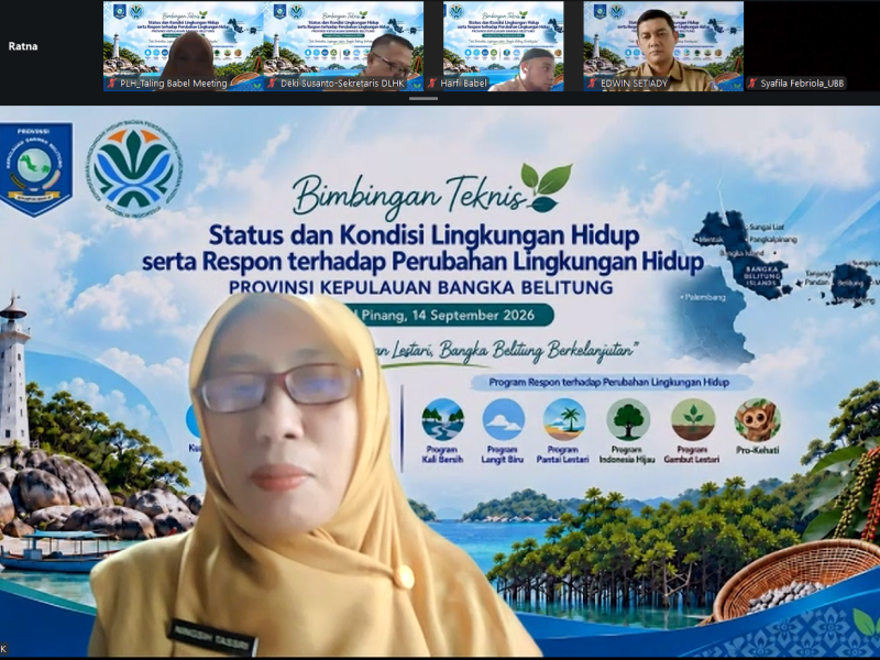 DLHK Babel Gelar Bimbingan Teknis Status dan Kondisi Lingkungan Hidup Tahun 2026