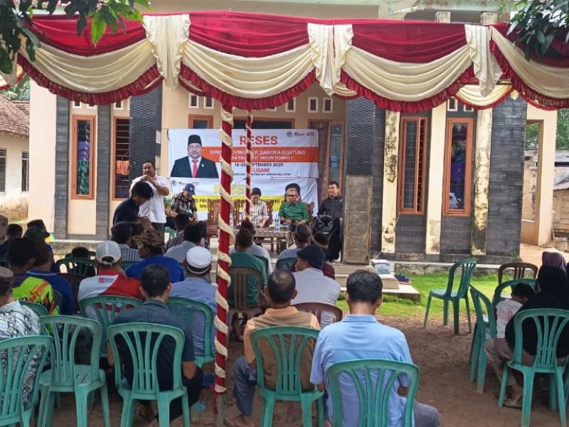 Mendampingi Reses DPRD  Di Kecamatan Tiram
