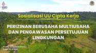 Embedded thumbnail for Sosialisasi UUCK Klaster Perizinan Berusaha dan Pengawasan Persetujuan Lingkungan